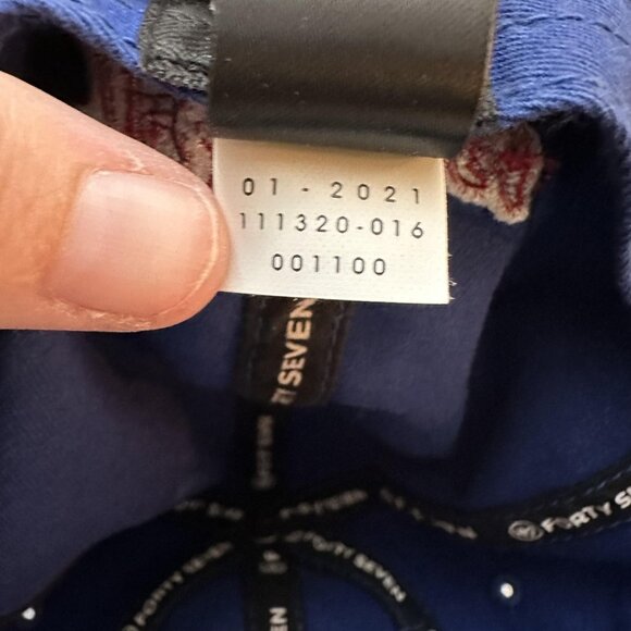 Atlanta Braves Hat Cap Fitted Mens XX-Large Blue MLB Baseball Cooperstown Coll - Picture 11 of 13